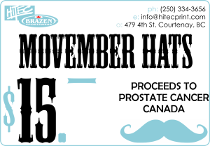 Movember Hats fundraiser